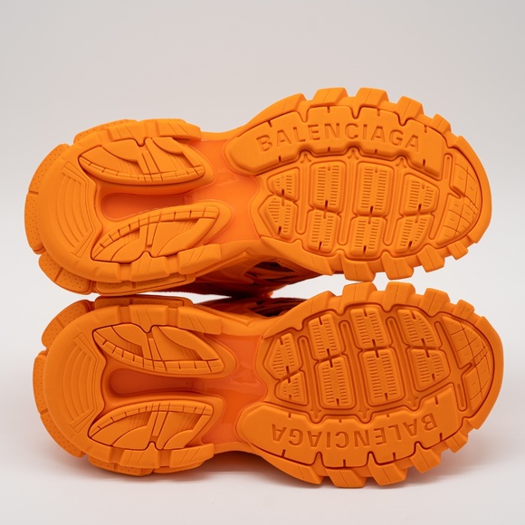 size 40 EU / 7 US Balenciaga Track 2 Sneakers Orange Open - Picture 6 of 16